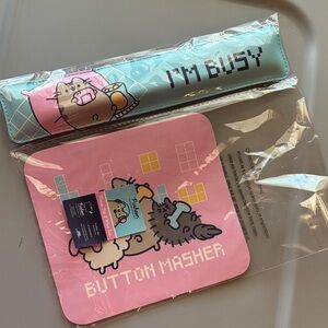 Pusheen Mouse Pad and Wrist Rest
